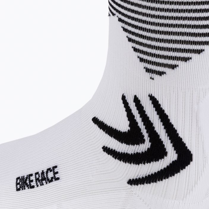 Ponožky X-Socks Bike Race biele a čierne BS05S19U-W003 4