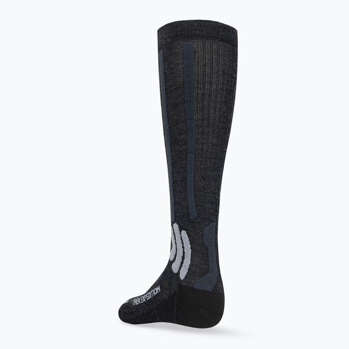 X-Socks Trek Expedition opal black/dolomite grey melange trekingové ponožky 2