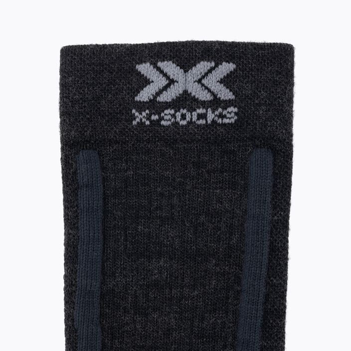X-Socks Trek Expedition opal black/dolomite grey melange trekingové ponožky 4