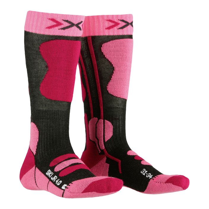 Detské lyžiarske ponožky X-Socks Ski 4.0 pink XSSS00W19J 2