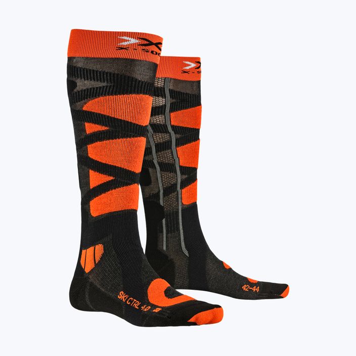 Lyžiarske ponožky X-Socks Ski Control 4.0 black/orange XSSSKCW19U 4