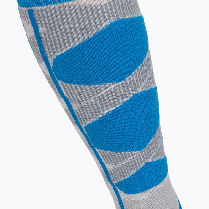 Dámske lyžiarske ponožky X-Socks Ski Control 4.0 sivomodré XSSSKCW19W 3