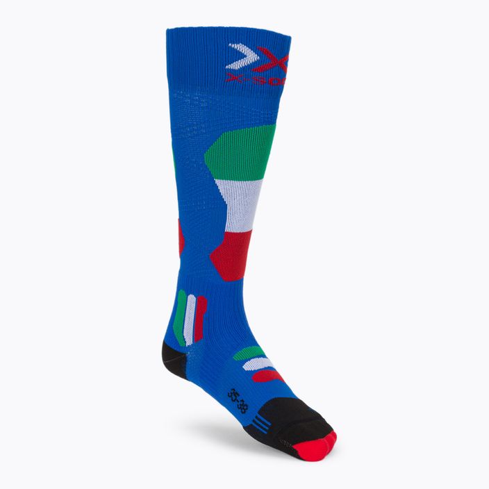 Lyžiarske ponožky X-Socks Ski Patriot 4.0 Italy blue XSSS45W19U