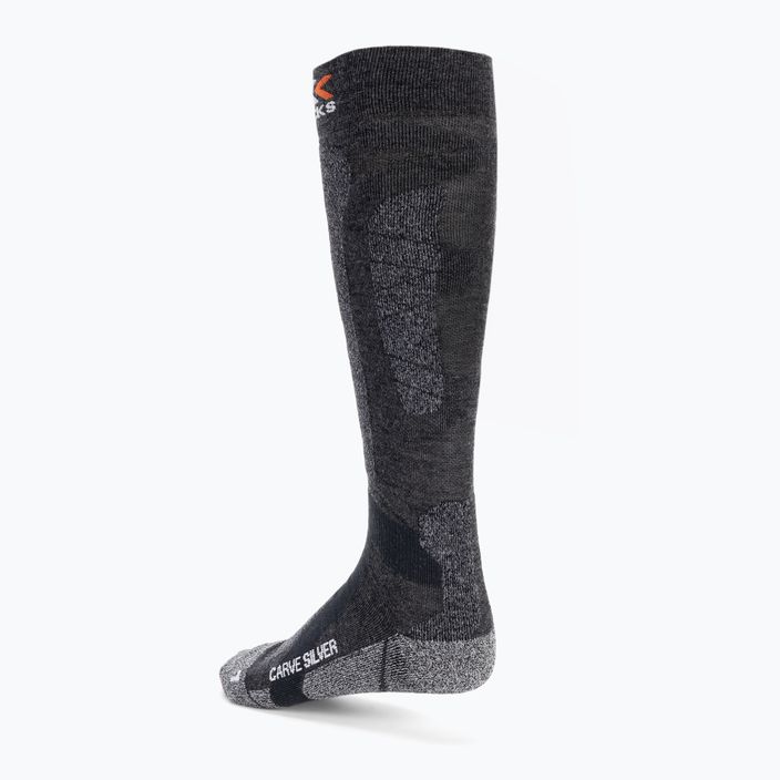 Lyžiarske ponožky X-Socks Carve Silver 4.0 black XSSS47W19U 2