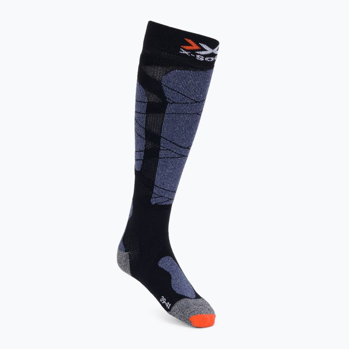Lyžiarske ponožky X-Socks Carve Silver 4.0 black-grey XSSS47W19U