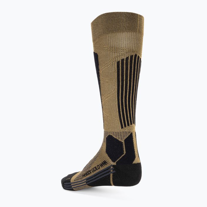 Lyžiarske ponožky X-Socks Helixx Gold 4.0 hnedé XSSSXXW19U 2