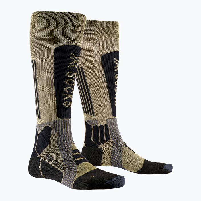 Lyžiarske ponožky X-Socks Helixx Gold 4.0 hnedé XSSSXXW19U 5