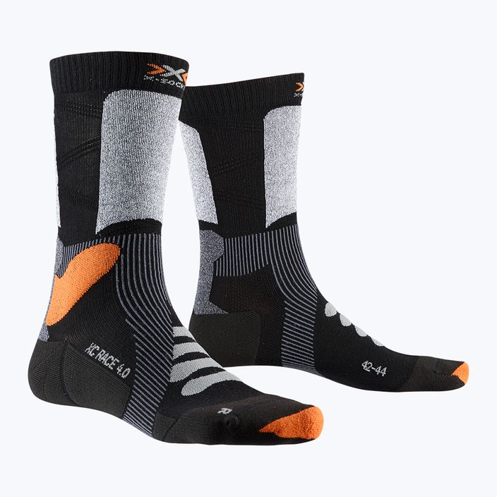 Lyžiarske ponožky X-Socks X-Country Race 4.0 čierno-šedé XSWS00W19U