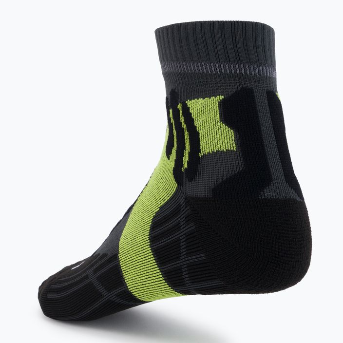 Pánske bežecké ponožky X-Socks Marathon green-grey RS11S19U-G146 2