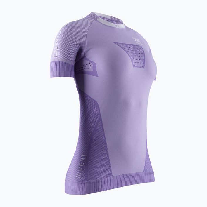 Dámske bežecké tričko X-Bionic Invent 4.0 Run Speed bright lavender/white
