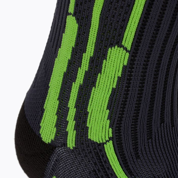 Bežecké ponožky X-Socks Xbs. Effektor Bežiaci šedo-zelený EF-RS01S21U-G086 3