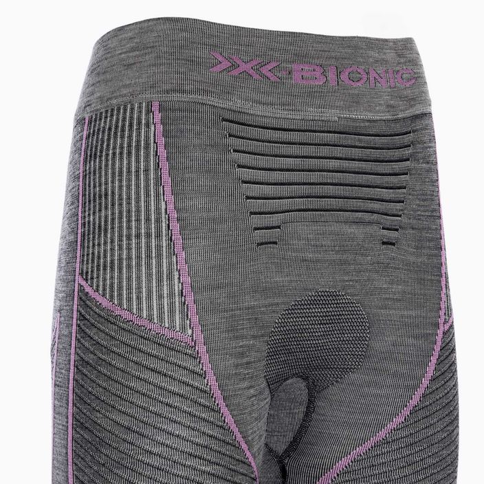 Dámske termoaktívne nohavice X-Bionic Merino black/grey/magnolia 3