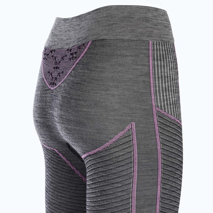 Dámske termoaktívne nohavice X-Bionic Merino black/grey/magnolia 4