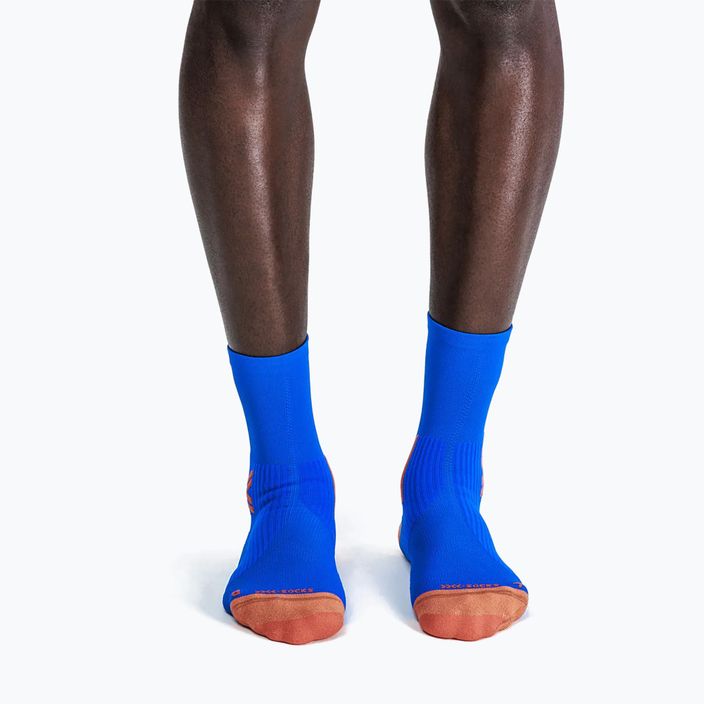 Pánske bežecké ponožky X-Socks Run Perform Crew twyce blue/orange 2