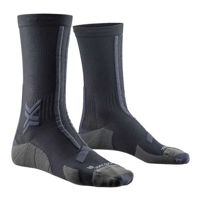 Pánske bežecké ponožky X-Socks Trailrun Discover Crew black/charcoal 2