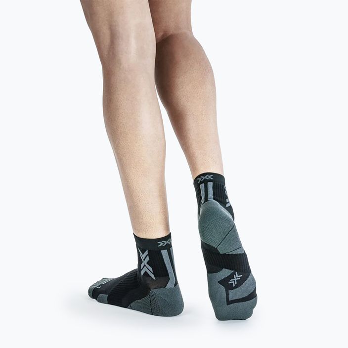 Pánske bežecké ponožky X-Socks Run Perform Ankle black/charcoal 3