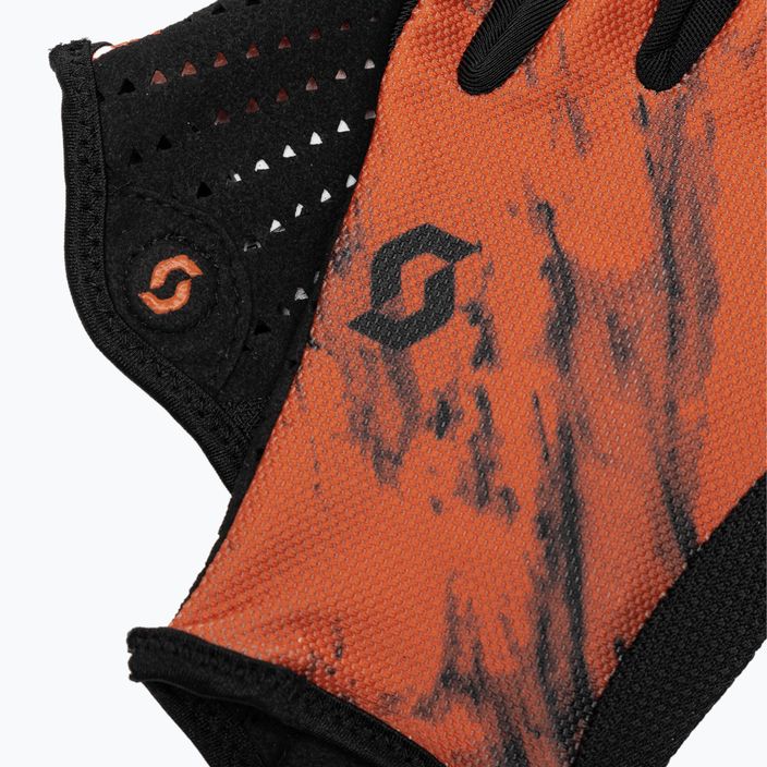 Pánske cyklistické rukavice SCOTT Traction braze orange/black 4