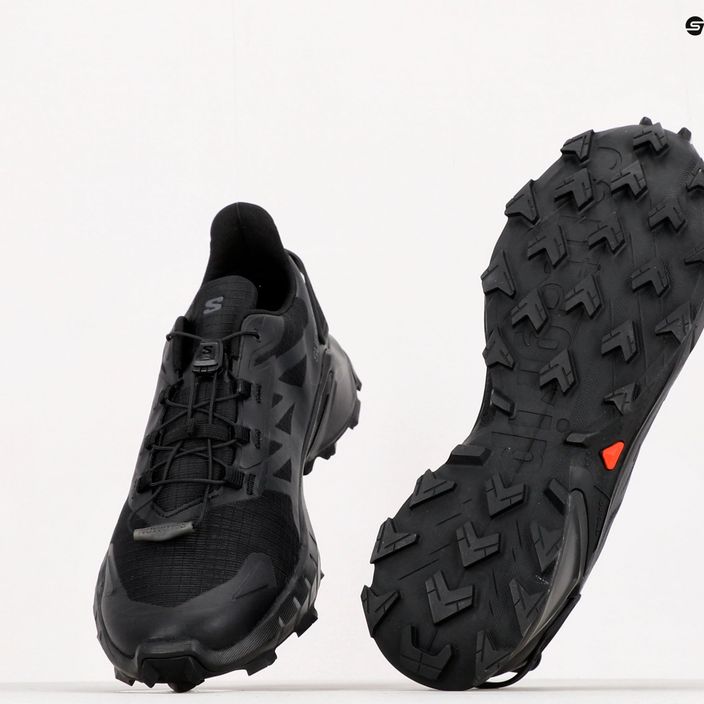 Pánska bežecká obuv Salomon Supercross 4 čierna L417362 11