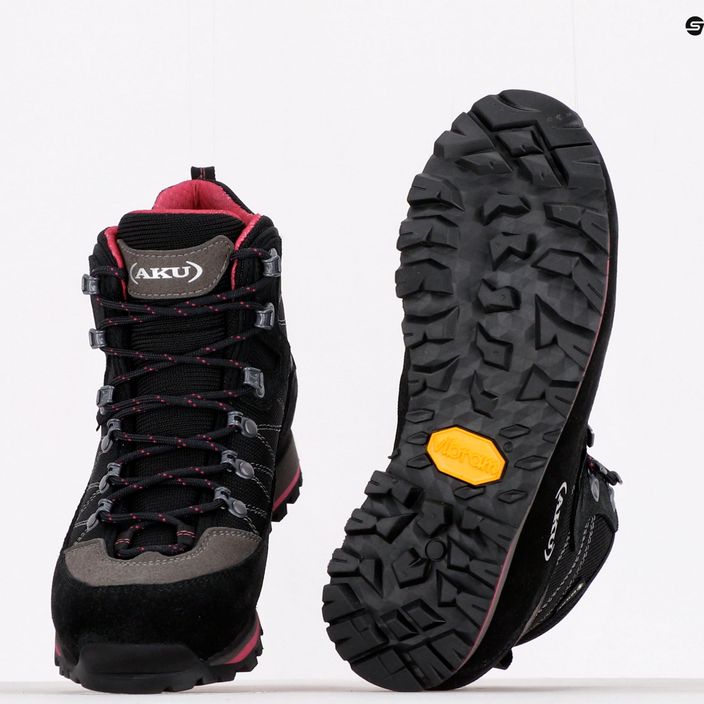 Dámske trekingové topánky AKU Trekker Lite III GTX čierno-ružové 978-317 11