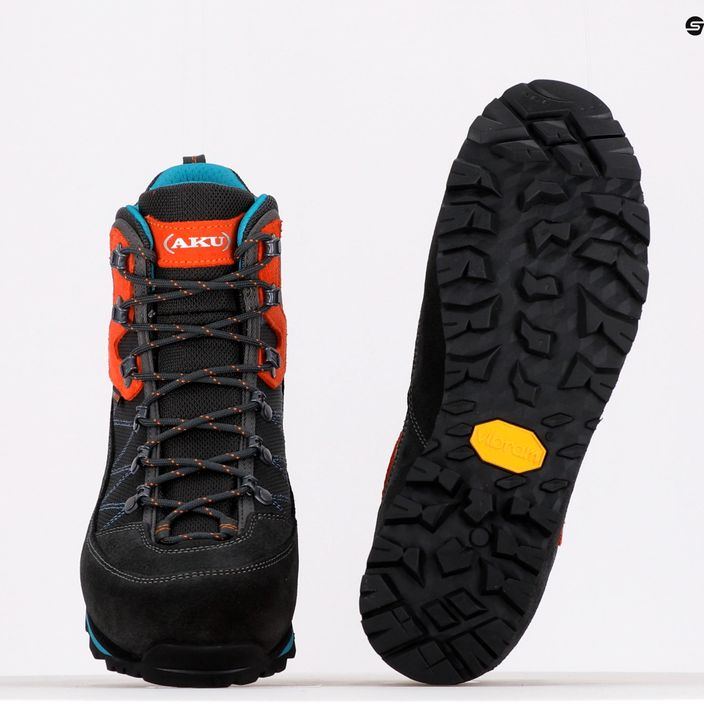 Pánske trekingové topánky AKU Trekker Lite III GTX šedo-oranžové 977-466 11