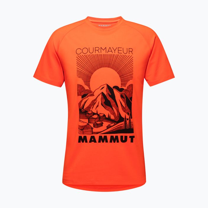MAMMUT Mountain pánske trekingové tričko oranžové 4