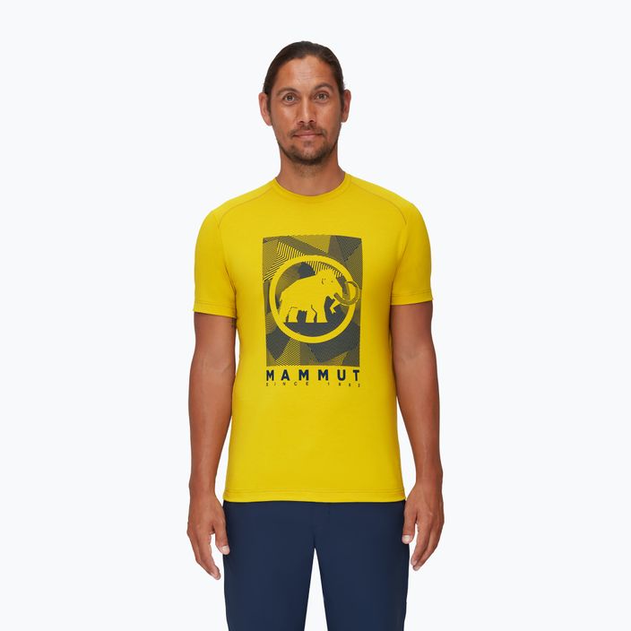 MAMMUT pánske trekingové tričko Trovat žlté