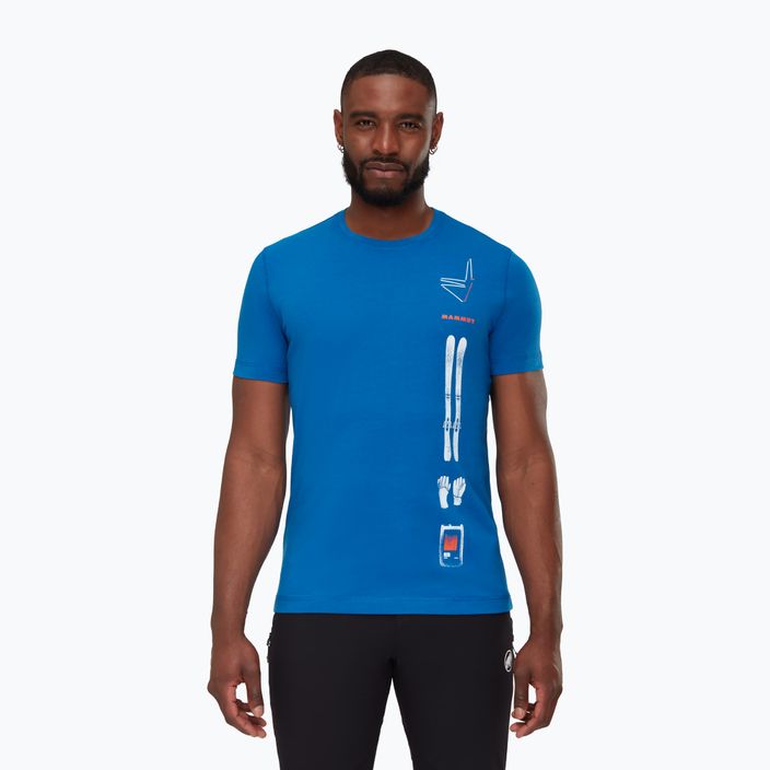 MAMMUT Core Snow pánske trekingové tričko modré 2