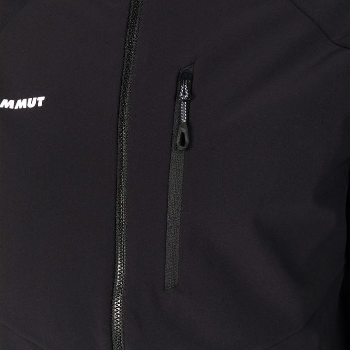 MAMMUT Ultimate Comfort SO pánska softshellová bunda čierna 3