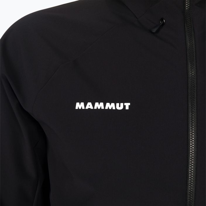MAMMUT Ultimate Comfort SO pánska softshellová bunda čierna 4