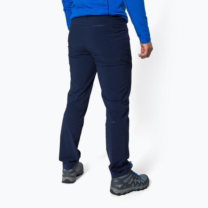 MAMMUT Runbold pánske trekingové nohavice navy blue 3
