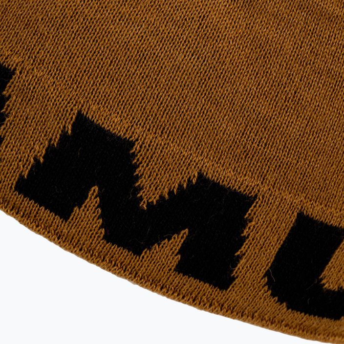 Mammut Logo hnedo-čierna zimná čiapka 1191-04891-7507-1 3