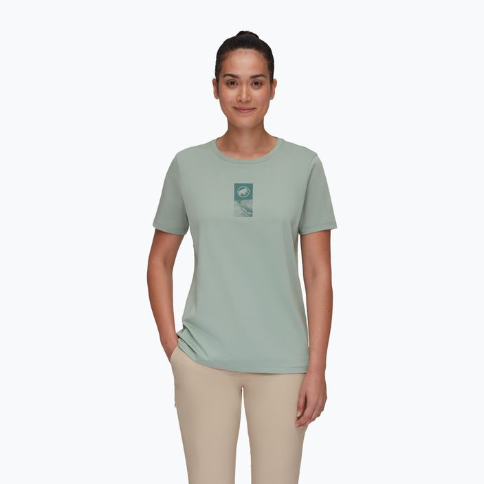 Dámske trekingové tričko Mammut Core Emblem zelené 117-482