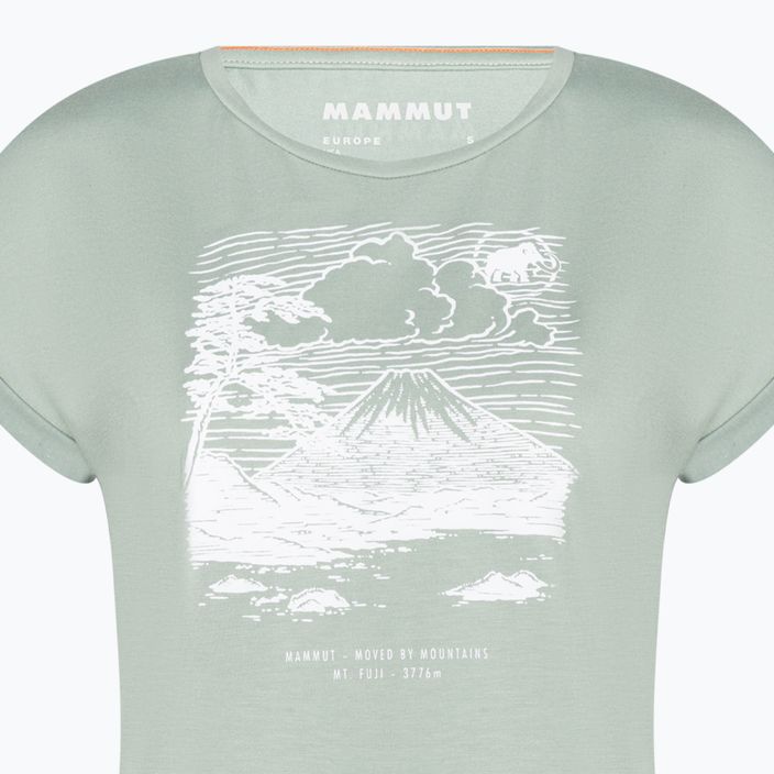 Dámske trekingové tričko Mammut Mountain Fujiyama zelené 117-4112 3