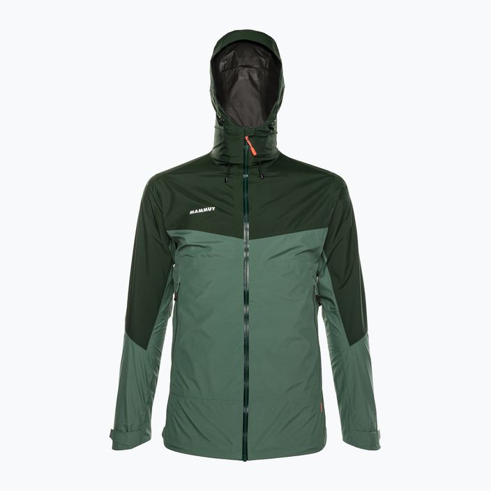 Mammut Convey Tour HS Pánska bunda do dažďa s kapucňou zelená