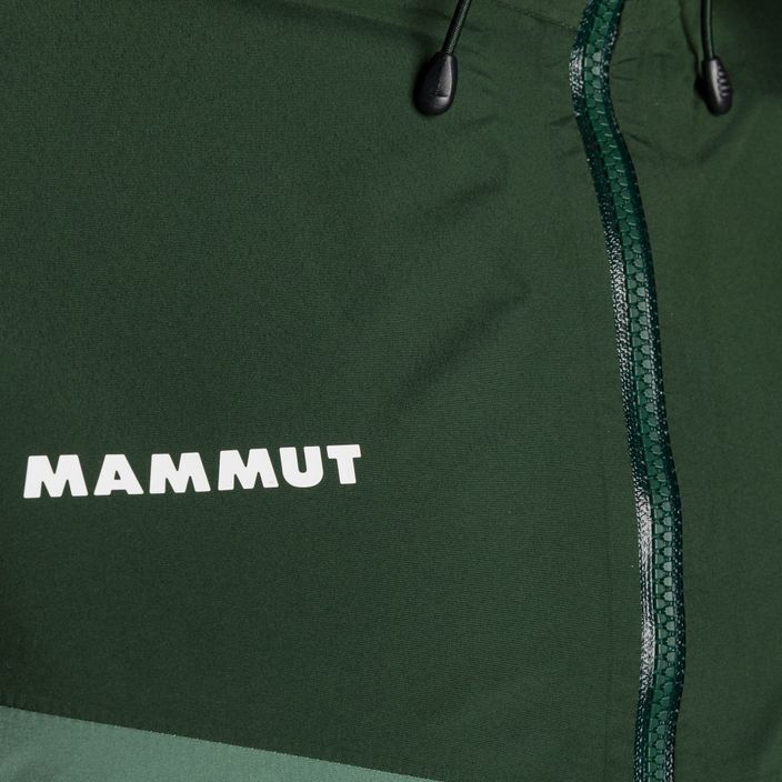 Mammut Convey Tour HS Pánska bunda do dažďa s kapucňou zelená 3