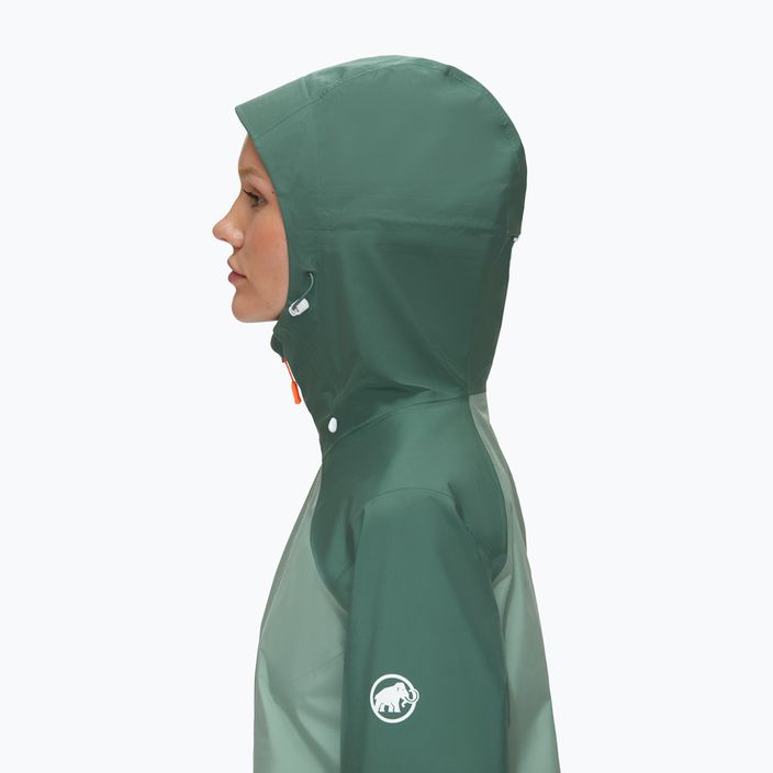 Mammut Convey Tour HS Dámska bunda do dažďa s kapucňou zelená 1010-27851-40240-114 4