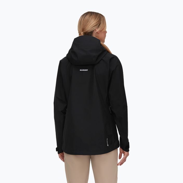 Dámska bunda do dažďa Mammut Crater IV HS Hooded black 2