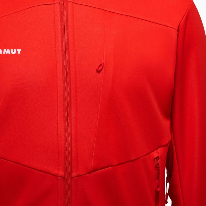 Pánska softshellová bunda Mammut Ultimate VII SO mammut red 6