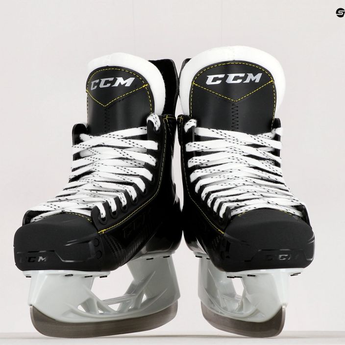 Detské hokejové korčule CCM Super Tacks 9350 Junior black 9350JR 9