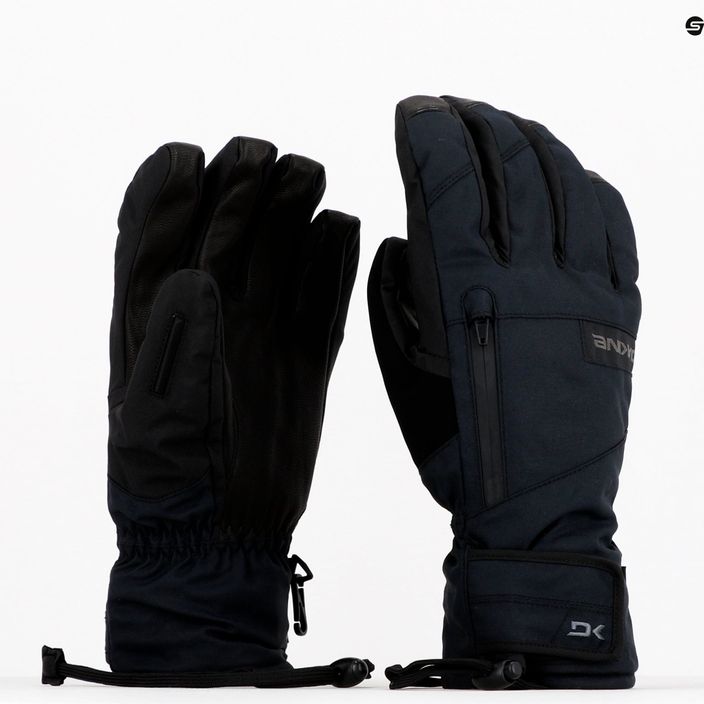Pánske snowboardové rukavice Dakine Leather Titan Gore-Tex Short black D10003157 12