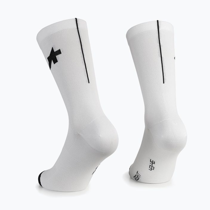 Cyklistické ponožky ASSOS R S9 2P biele 2