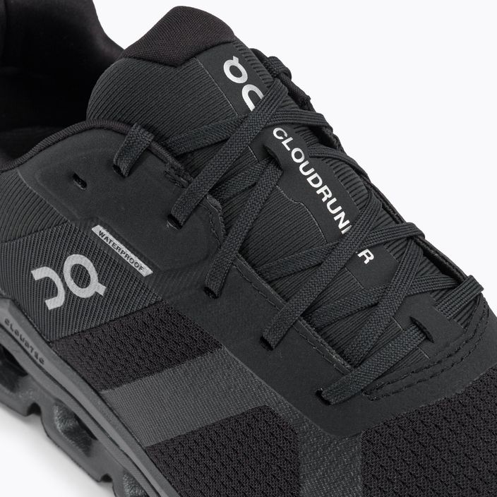 Pánska bežecká obuv On Cloudrunner Waterproof black 5298639 8