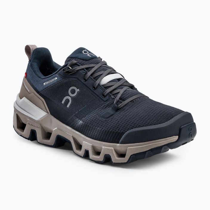Dámska trailová obuv On Cloudwander Waterproof tmavomodrá 7398572