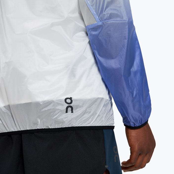 Pánska bežecká bunda On Running Zero undyed-white /cobalt 8