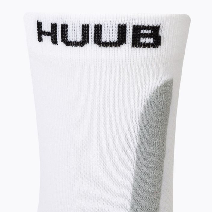 HUUB Active Sock tréningové ponožky biele COMACSOCK 3