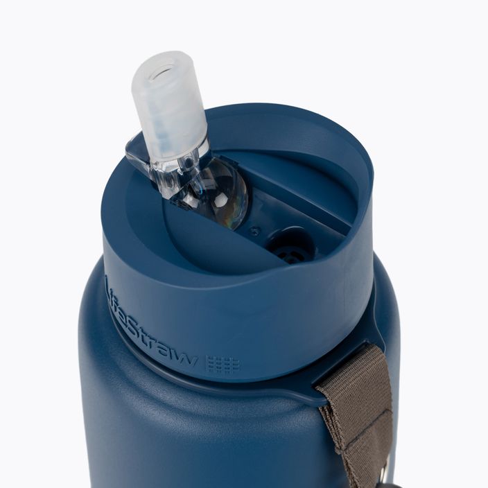 Cestovná fľaša Lifestraw Go z nehrdzavejúcej ocele 710 ml modrá LSGOSSMB1 3