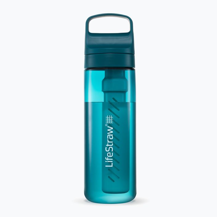 Cestovná fľaša Lifestraw Go 2.0 s filtrom 650 ml lagoon teal