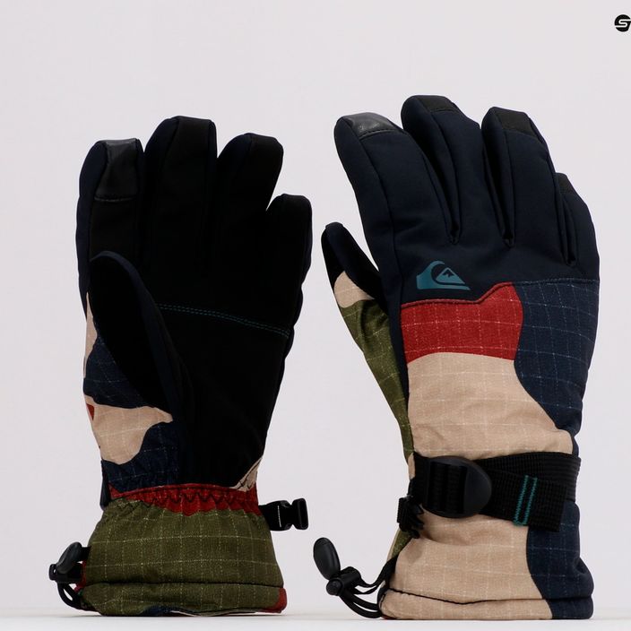 Quiksilver pánske snowboardové rukavice čierne EQYHN03141 5