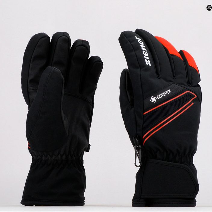 Pánske lyžiarske rukavice ZIENER Gunar Gtx black 801083.12888 6