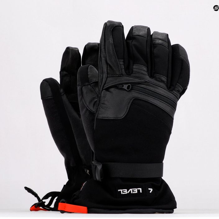 Pánske snowboardové rukavice Level Ranger Leather black 2091 7